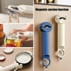 thumbnail image 3 of Abridor de botellas de acero inoxidable ajustable, abridor de botellas retráctil multifuncional, abrelatas magnético, herramienta de cocina múltiple para frascos de gelatina, vino, cerveza y otros (2, 3 of 7