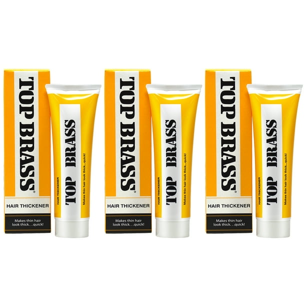 Top Brass Hair Thickener 84.5g/3oz (Pack of 3)
