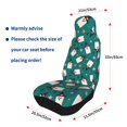 thumbnail image 4 of Honeii Halloween Ghosts Print Car Seat Covers 2 Pieces, Full Set Universal Seat Covers for Cars, Waterproof Auto Seat Protectors, 4 of 7