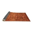 thumbnail image 2 of Ahgly Company Indoor Rectangle Abstract Orange Modern Area Rugs, 8' x 10', 2 of 4