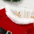 thumbnail image 5 of Mercatoo Toddler Christmas Santa 𝐂𝐥aus 𝐂ostume Baby Girls Furry Long Sleeve Velvet Princess Dress Headband Dress Kids Clothes, 5 of 9