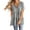 Gray(NEW), variant on Patlollav Fashion Women Short Sleeve Garment Comfortable Breathable V-Neck Blouses