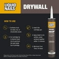 thumbnail image 2 of Liquid Nails Drywall 28 oz. Off-White Interior Low VOC Drywall Adhesive, 2 of 6