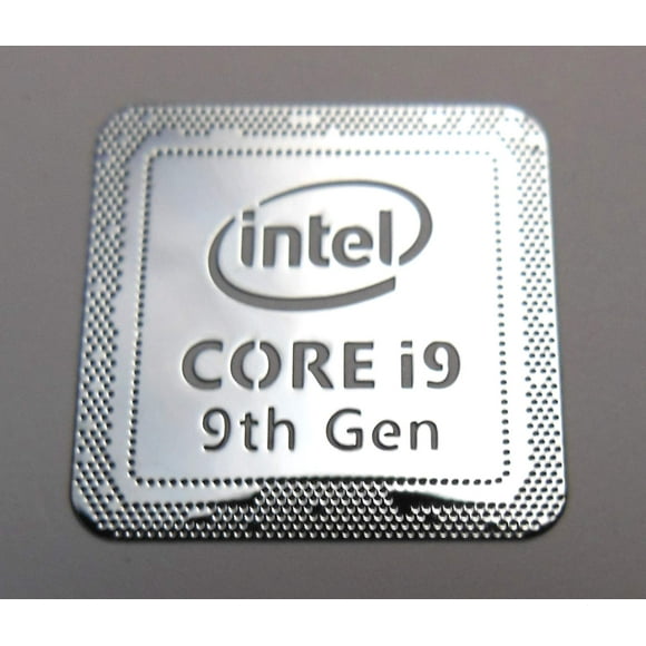 VATH Made Sticker Compatible with Intel Core i9 9th Generation 18 x 18mm / 11/16" x 11/16" [981]