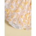 thumbnail image 6 of Bagilaanoe Newborn Baby Girl Rompers Dress Daisy Print Short Sleeve Bodysuit + Headband 3M 6M 12M 18M 24M Infant A-line Princess Dresses, 6 of 8