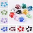 thumbnail image 2 of U8MO 10pcs 14mm Flower Faceted Crystal Glass Loose Spacer Beads DIY Jewelry Making-Gray, 2 of 6