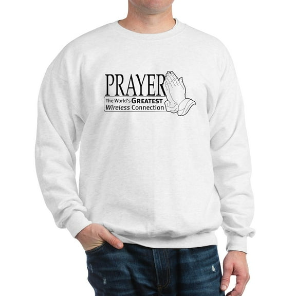 CafePress - Prayer Sweatshirt - Crew Neck Sweatshirt