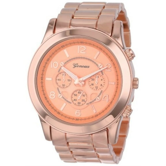 Geneva Women's 2365-Rosegold-Gen "Boyfriend" Watch