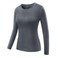 thumbnail image 4 of T-shirts de Yoga de Gym pour Femmes, Compression, Sport, Manches Longues, Course, Hauts, Vente Chaude, 4 of 5