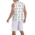 thumbnail image 2 of Sikiie Hand Drawn Turtle Basketball Jersey Reversible Men's Mesh Athletic Sports Shirts Training Practice S-4XLSmall, 2 of 6