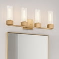 thumbnail image 5 of 5974HB Hinkley Lighting Xander - Four Light Bath Vanity in Mid-Century Modern Style - 32 Inches Wide by 10 Inches High-Heritage Brass Finish, 5 of 11