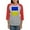 Heather/Red, variant on CafePress - Ukraine Heart Long Sleeve T Shirt - Womens Baseball Tee