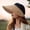 Black, variant on running hats for women Summer Wide Brim Straw Hat With Open Top For Women Beach Hat Bun Big Brimmed Hats for Women Boating Men 10 Point Vented Hat Beach Hat Man Mens Garden Hat Hat Womens Summ