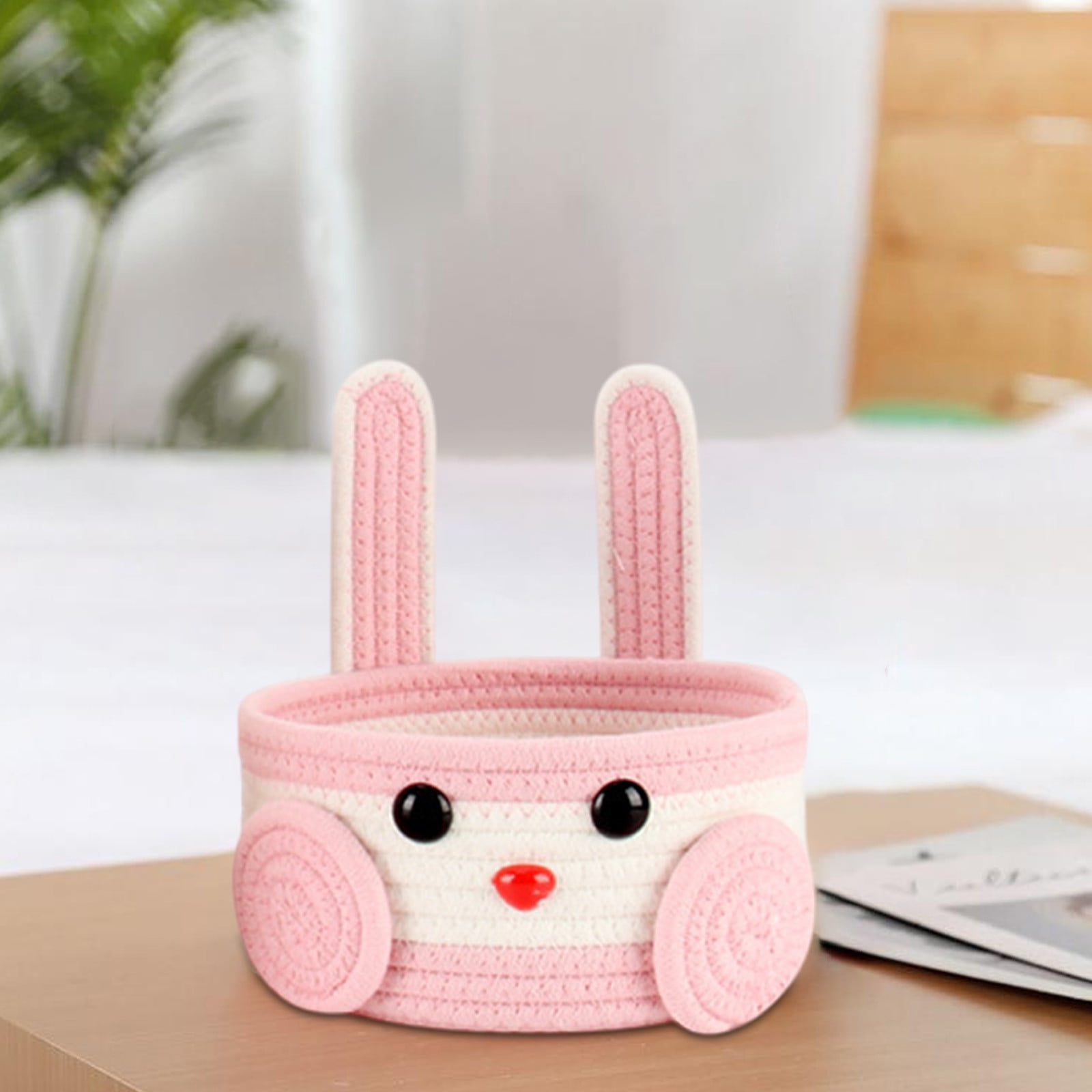 Matoen Easter Baskets for Kids, Baby Easter Empty Bunny Egg Basket, Easter Baskets for Boys, Girls, Toddler, Babies, Infant Easter Gifts Basket