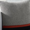 thumbnail image 3 of SAFAVIEH Pia 18" x 18" Modern Black/Red Geometric Cotton Decorative Pillow, 3 of 6