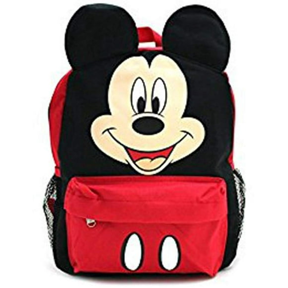 Sac à Dos - Disney - Mickey Mouse Happy Face 3D Ears 16" New 005054
