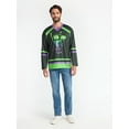 thumbnail image 4 of Invader Zim Men's & Big Men's Graphic Hockey Jersey with Long Sleeves, Sizes XS-3XL, 4 of 5