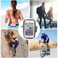 thumbnail image 4 of Unique Bargains 1 Pce Support de Téléphone Classique avec Fermeture Éclair pour Randonnée Gym Néoprène PVC Gris, 4 of 4