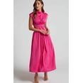 thumbnail image 2 of Womens Elegant Cut-Out Waist Sleeveless High Neck Maxi Dress (XL, LightYellow), 2 of 13