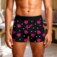 thumbnail image 2 of Gunia Mens Valentine's Day Underwear Boxer Briefs Love Heart Print Funny Novelty Cool Breathable Shorts Comfortable Breathable for Anniversary Valentines S-Xxxxxl Men's Underpants, 2 of 5