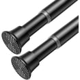 thumbnail image 2 of Tension curtain rod without drilling, adjustable and extendable spring suitable for windows, doorways, kitchens, wardrobes, bathrooms, 2 of 6