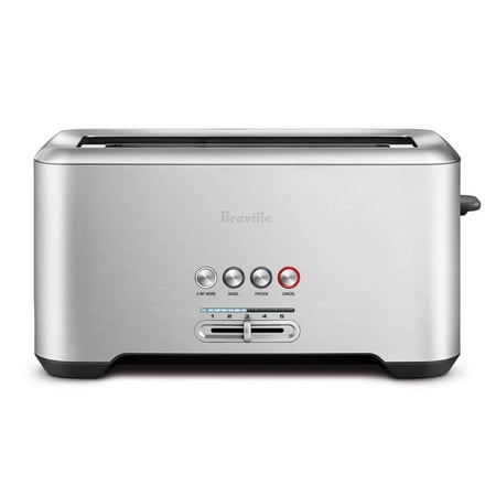 Breville Bit More Toaster 4 Slice Brushed Stainless Steel BTA730XL