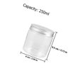 thumbnail image 2 of FUTUREORYY 8pcs Round Container With Lid Clear Jam Jar For Home Storage Solutions, 2 of 8
