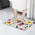 thumbnail image 4 of Pioneer Flower Floral Print Flannel Non Slip Door Rugs,Washable Door Mats Indoor,Decorative Door Mats,Dirt-Resistant and Absorbent Doormat for Entrance,Bedroom,Kitchen,Bathroom,23.5"x16", 4 of 5