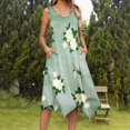 thumbnail image 4 of Ruyang Women Summer Dresses Casual Sleeveless Maxi Dresses Cute Floral Long Dress V Neck Maxi Sundress Wedding Guest Dress, 4 of 7
