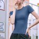 thumbnail image 1 of Camiseta de compresión para mujer, elástica, de manga corta, ajustada, superior, entrenamiento atlét Abanopi Camiseta deportiva de mujer, 1 of 7