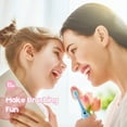 thumbnail image 3 of Rechargeable Kids Electric Toothbrush, 4 Modes With Memory, Fun & Easy Cleaning, IPX7 Waterproof, 2-Min Timer , 6 Cleaning Brush Head, 3 of 8