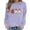 Purple, variant on BiZtdJrK Womens Fall Crewneck Sweatshirts Pumpkin Printed Long Sleeve Casual Pullover Tops Loose Fit Lightweight Halloween Sweatshirt Purple L