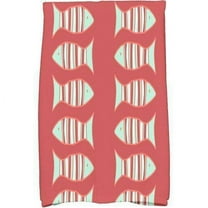 Simply Daisy 18" x 30" Something's Fishy Animal Print Kitchen Towel
