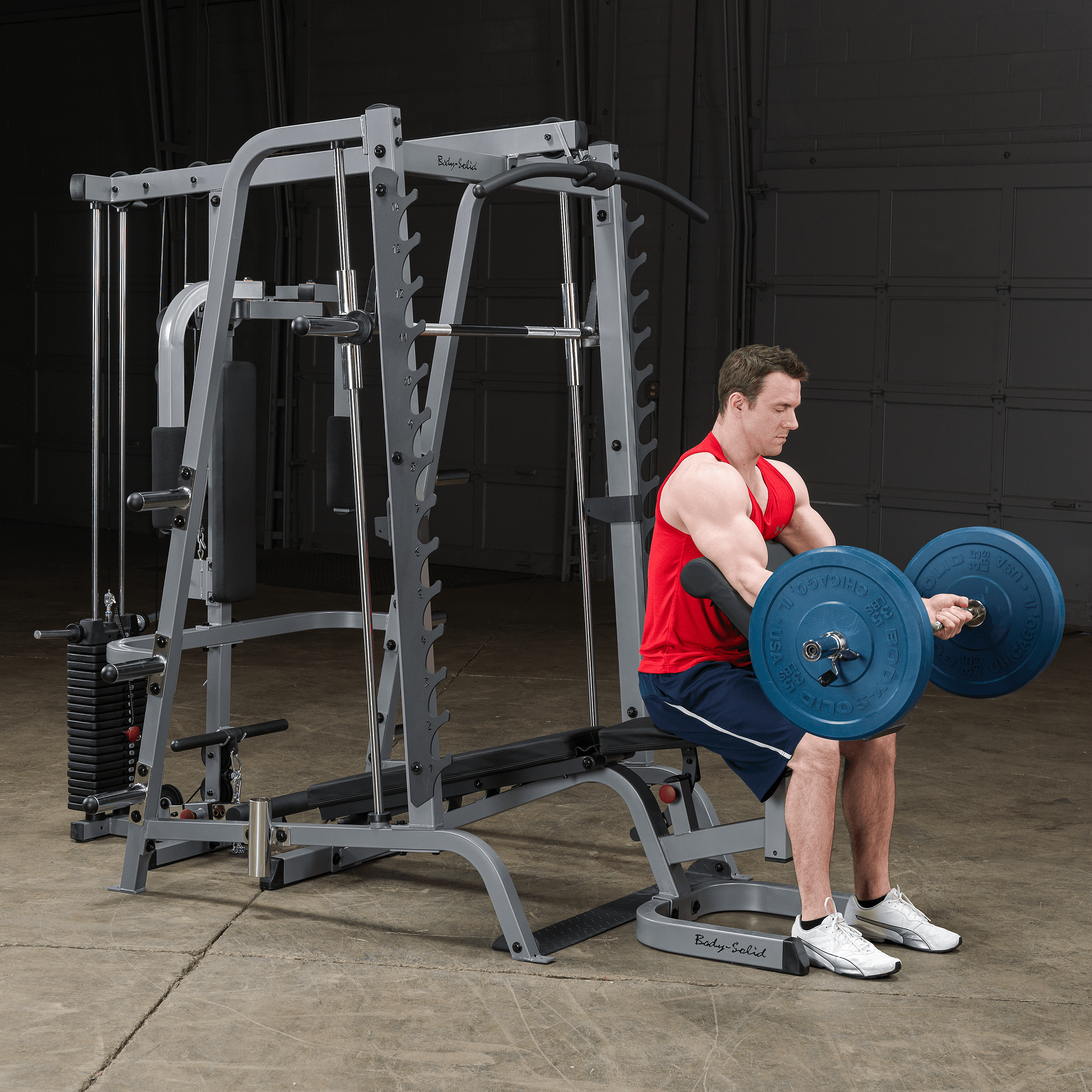 Body Solid GS348QP4 Smith Machine Package Walmart