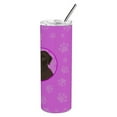 thumbnail image 3 of Carolines Treasures WDK1349TBL20 Labrador Retriever Chocolate Design1 Stainless Steel 20 oz Skinny Tumbler Pink 20 oz, 3 of 4
