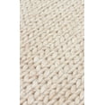 thumbnail image 4 of Zistersdorf Beige Modern Wool Jute Area Rug, 4 of 5