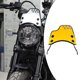 thumbnail image 4 of Piezas ABS para protección de parabrisas delantero de motocicleta Kawasaki Amarillo, 4 of 9