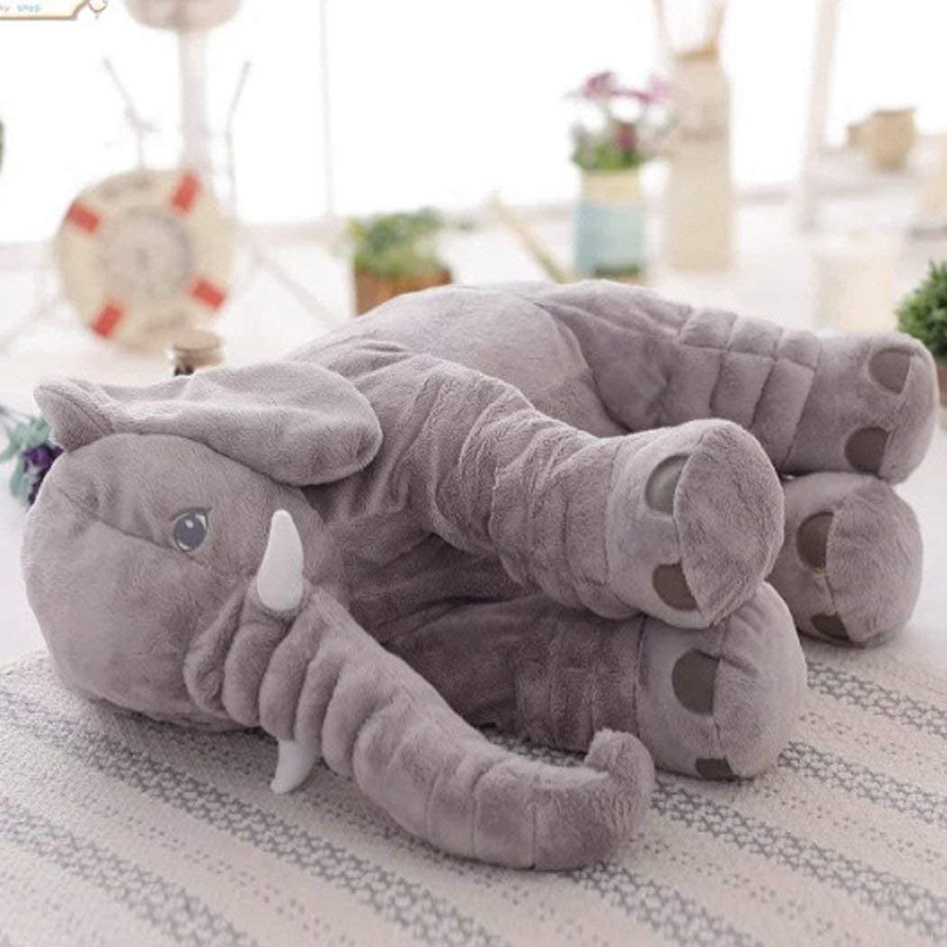 Gray Rainbow Fox Grey Elephant Stuffed Animals Plush Toy Animals Cushion 