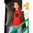 thumbnail image 2 of Panther With No Fear Quote T-Shirt Women -Image by Shutterstock, Female Medium, 2 of 4