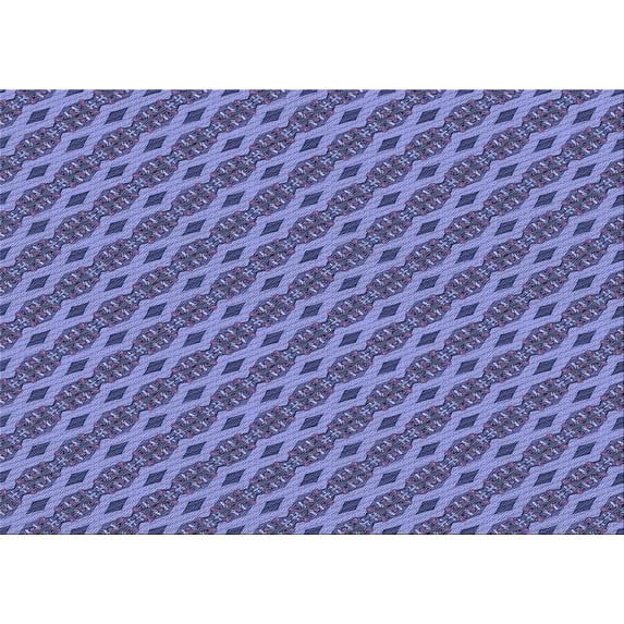 Ahgly Company Machine Washable Indoor Rectangle Transitional Deep Periwinkle Purple Area Rugs, 2' x 4'