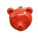 thumbnail image 1 of Pomo de puerta de oso de cerámica, cajón, armario, muebles, tirador, herrajes (rojo), 1 of 2