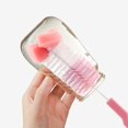 thumbnail image 2 of KDFWDM Reusable Sponge Baby Bottle Cleaning Brush with Suction Cup Stand, Scrubber and Nipple Cleaner, 2 of 6