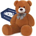 thumbnail image 1 of Oso de peluche SNOWOLF Giant 120 cm, color marrón oscuro, 1 of 6
