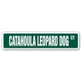 thumbnail image 1 of SignMission SS-Catahoula Leopard Dog Panneau de Rue 4 x 18 Po. Catahoula Leopard Dog, 1 of 10