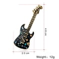thumbnail image 2 of NIYANGLE Musical Instrument Brooch Guitar Broach Multi Shell Source Material 1Set, 2 of 8