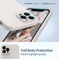 thumbnail image 4 of for iPhone 12 Pro Max Case with Screen Protector,Complete Protection with Enhanced Camera Lens Cover,Soft Silicone Protective Phone Case for iPhone 12 Pro Max 6.7",Rock Grey, 4 of 7