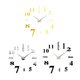 thumbnail image 1 of Anself-Reloj de pared DIY moderno, juego de pegatinas de decoración de reloj grande, efecto espejo, calcomanía de vidrio acrílico, decoración extraíble para el hogar yeacher 110 cm x 110 cm, 1 of 6