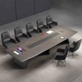 thumbnail image 2 of Executive Writing Office Desks Laptop Luxury Modern Computer Office Desks Reading Reception Scrivania Ufficio Lavoro Furnitures My Lux Decor Round, 2 of 16