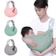 thumbnail image 1 of Portabebés de doble uso para recién nacidos, portabebés de tela de malla, portabebés para amamantar, portabebés (verde) XianweiShao 8390614436565, 1 of 1