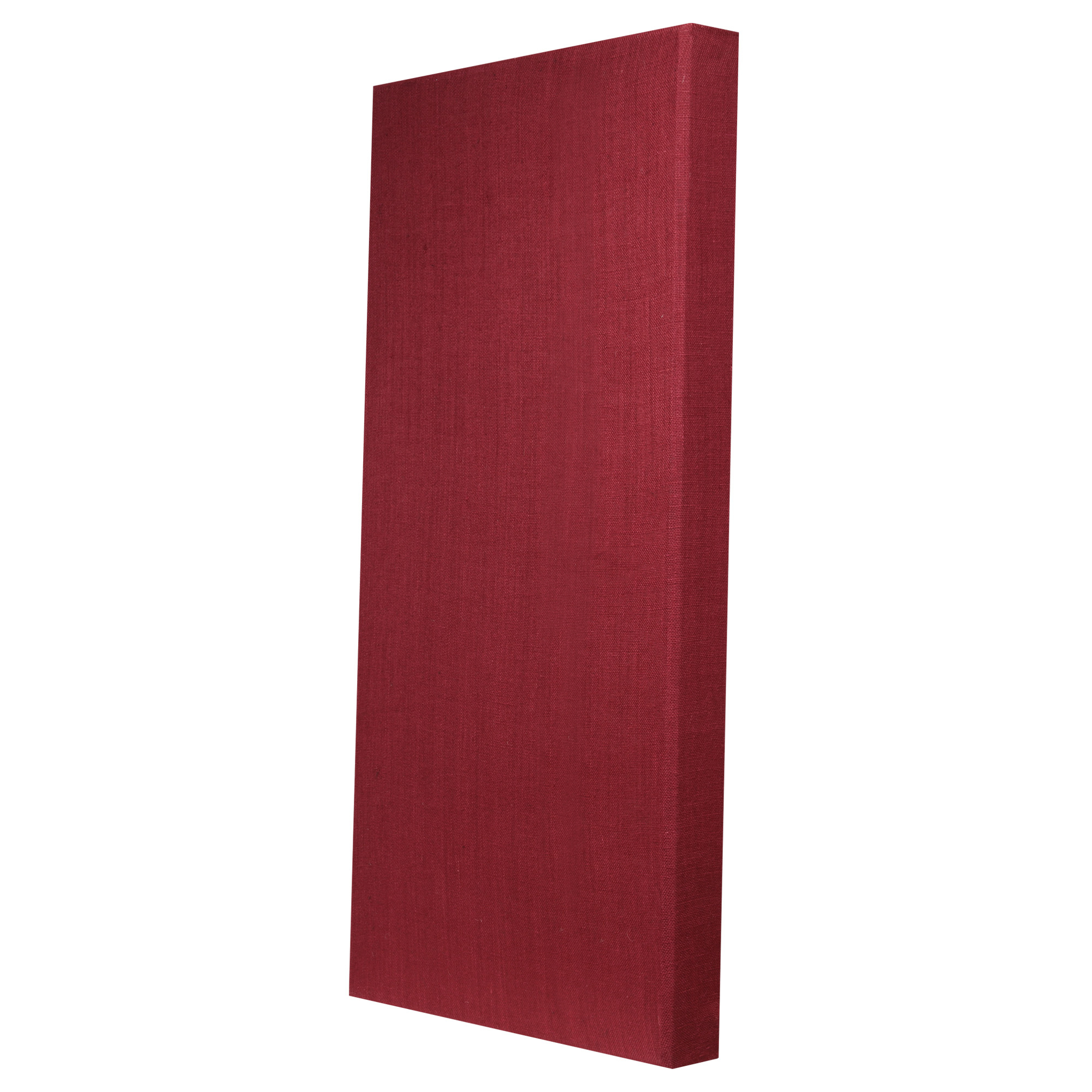 ATS Acoustics Sound Absorbing Acoustic Panel 24" x 48" x 4" Beveled Edge (Burgundy)